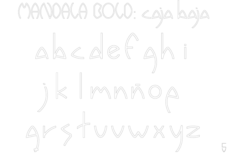 Type Design “Mandala”